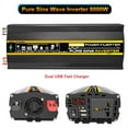 thumbnail image 5 of 8000W Intelligent Car Power Inverter 3000W-6000W Dual USB Vehicle Smart Inverter Pure Sine Wave DC To AC for Car Auto RV ,Easy to Use, 5 of 5