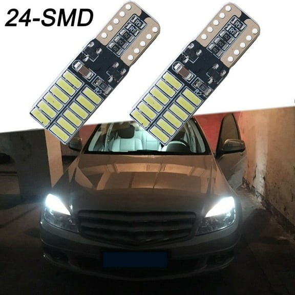 24 LED Lights 24-6000K Bulbs Lamp Parking Lamps Replacement Xenon Canbus Eyebrow For Mercedes-Benz W204 Error Free Bulbs