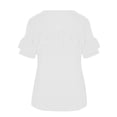thumbnail image 6 of Palato Womens Plus Size Tops,Fashion Women Casual Round Neck Pullovers Short Sleeve Blouse T-Shirt Tops, 6 of 6