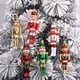 thumbnail image 2 of 2PCS Christmas Nutcracker Ornaments Christmas Tree Plastic Walnut Figure Pendants Xmas Tree Soldier Puppet Hanging Decoration, 2 of 5