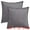 Grey, variant on Unique Bargains 2Pcs Decorative Throw Pillow Covers for Couch Bed Grey 12" x 20"