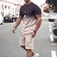 thumbnail image 1 of Camisas de verano Kakina CMSX para hombre, liquidación, conjunto de 2 piezas de camiseta informal de manga corta y pantalones cortos deportivos ajustados., 1 of 5
