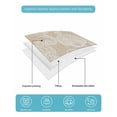 thumbnail image 5 of Quilts Twin Size Bedding Set, Brown Beige Coastal Lightweight Quilted Comforter, Nautical Coral Starfish Shell Seahorse Ocean Soft Bedspread Coverlet with Pillow Covers for All Season, 68" x 86", 5 of 7