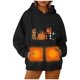 thumbnail image 2 of Sudadera con capucha de manga larga, informal, para exteriores y chaquetas, unisex, con calefacción, recargable por USB, sudadera térmica, lavable, para hombre y mujer, abrigo para mujer, 2 of 9