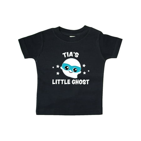 

Inktastic Cute Tia s Little Ghost with Stars Gift Baby Boy or Baby Girl T-Shirt