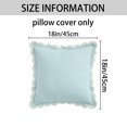 thumbnail image 6 of Unique Bargains Cotton Throw Pillow Covers Cushion Cases Yellow 18" x 18", 6 of 6