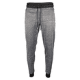 thumbnail image 2 of RiverBlue Men's Black and White Fleece Jogger Sweatpants with Zipper Pockets, Elastic Hemmed Cuff Bottoms and Rope Cord Drawstring,, 2 of 8