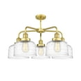 thumbnail image 2 of Innovations Lighting - Bell - 5 Light Stem Hung Chandelier In Art Deco, 2 of 5