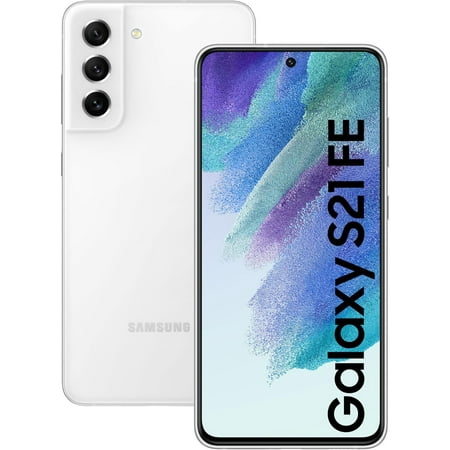 Samsung Galaxy S21 FE 5G with 6.4" FHD+ 120Hz display | 128GB + 6GB RAM GSM Unlocked International Version Dual SIM Smart Phone | Brand New