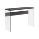 thumbnail image 1 of Mesa consola - gris con vidrio templado Monarch Specialties I 3222, 1 of 2