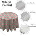 thumbnail image 3 of Coolnut Round Tablecloth Bright Snake Skin Scales Squama Modern Table Cover for Home Decoration Washable Table Cloth for Dinner Picnic 60in, 3 of 5
