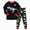 R121-Red, variant on NOLDARES Kids Boys Pajamas Dinosaur Long Sleeve 2 Piece Cotton Set Toddler Sleepwear Cute Print Soft Pjs for Boys,Red,3-4 Y