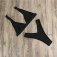 thumbnail image 5 of Beach Vacation Outfits Women Sexy Thong Bikini Swimsuit Cheeky High Waisted Push Up Bikini Set High Cut Triangle String 2 Piece Bathing Suit, 5 of 7