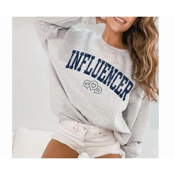 Influencer Sweatshirt, Social Media Promoter Hoodie, TikTok Brand Ambassador Gift, Insta Model Shirt