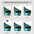 thumbnail image 5 of PixonSign Adhesive Canvas Print Wall Art Set - Rustic Mountain & Lake Poster Arts - Set of 9 Nature Wilderness Botanical & Animal Photography Wall Décor for Room Decoration - 8"x10", 5 of 5