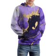 thumbnail image 5 of Purple Gold Marble Art-3 3D Print Hoodie Men Women Autumn Thin Pullover Sweatshirt Vintage Streetwear Tops, 5 of 6