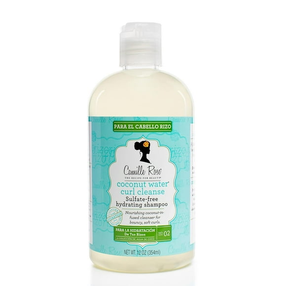 Camille Rose Shampooing Nettoyant pour Boucles à l'Eau de Coco 12oz