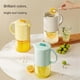 thumbnail image 2 of Portable Glass Water Jug with Lid Kitchen Coffee Pot with Handle Coffee Tea Kettle Coffeeware Teaware 1800ml, 2 of 5