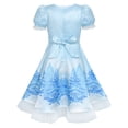 thumbnail image 2 of Girls Dress Blue Snow Queen Snow Castle Party Princess 3 Years, 2 of 6