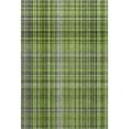 thumbnail image 2 of Addison Rugs Mayfield Washable Transitional Plaid Green Rectangle Rug, 10' x 14', 2 of 6