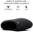 thumbnail image 4 of CHICVOMEY Winter Women's Slippers Fuzzy Plush Lined House Shoes Slip-On Slippers for Women Indoor/Outdoor Comfort Waterproof Slippers, 4 of 9