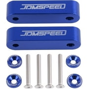JDMSPEED Anodized Blue Hood Spacer Hood Riser 3/4" Replacement for Honda Civic CRX Del Sol Acura Integra