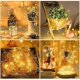 thumbnail image 4 of Guirnalda de luces LED a pilas - 12 piezas 2M 20LED Micro luces de hadas Alambre de cobre IP65 Guirnalda LED decorativa impermeable para interior, Navidad, exterior, fiesta, boda, multicolor brillar Electrónica, 4 of 5