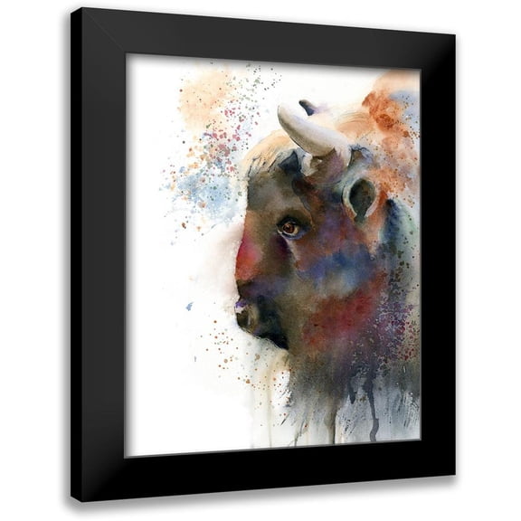 Shefranov, Olga 12x14 Black Modern Framed Museum Art Print Titled - Buffalo