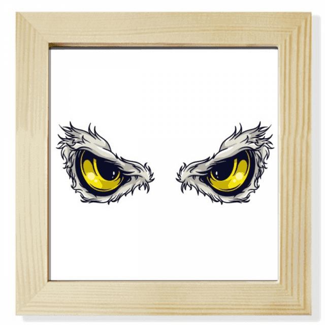 Dessin Animé Animal Chinois Dragon Oeil Carré Cadre Photo Mur Affichage de Table