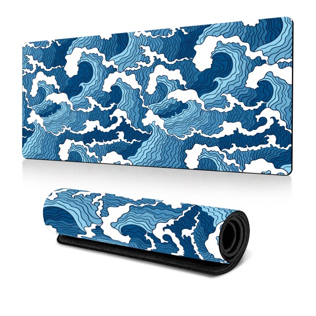 Alfombrilla de ratón grande para juegos, 900 x 400 mm, diseño de camuflaje morado, para chica, regalo, dibujos animados abstractos, XXL, para ordenador, PC, gamer, alfombrilla de ratón para escri