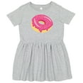 thumbnail image 3 of Inktastic Pink Donut with Sprinkles Girls Toddler Dress, 3 of 5