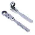 thumbnail image 3 of 8Pcs Ratcheting Wrench Set,  Combination Metric Ratchet Wrench Portable Ratchet Wrench Kit With Interchangeable Flexible Heads, 8, 10, 12, 13, 14, 17, 19mm, For Tubing, Repair,, 3 of 8