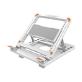 thumbnail image 1 of Amdohai Laptop Stand With Cooler Foldable Notebook Riser Desktop Adjustable Height Laptop, 1 of 7