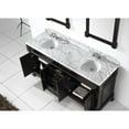 thumbnail image 4 of Virtu USA Huntshire 71'' Double Bathroom Vanity Set with Mirror, 4 of 5