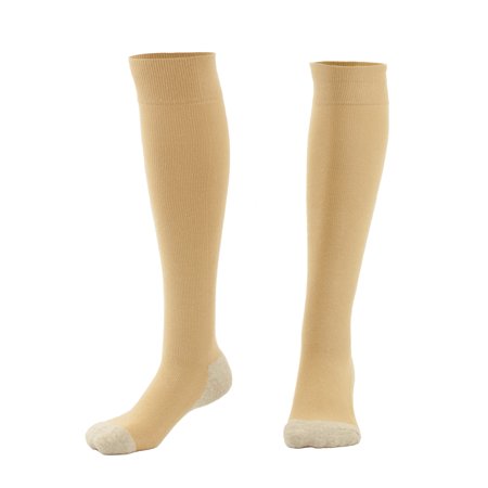 Graduated Compression Socks for Men & Women | MDSOX 20-30 mmHg | (Nude, XX-Large) - Best Choice, Ideal for Everyday Use, Travel, Running, Maternity Pregnancy, Nursing, Circulation & Recovery