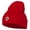 Red, variant on Monster Eye Ball Embroidered Long Beanie - Red OSFM