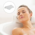 thumbnail image 3 of EeaseMX Almohada de bañera de PU a prueba de agua 1pc para el hogar accesorio de baño útil para el hogar (blanco), 3 of 8
