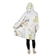 thumbnail image 6 of Tirrinia Wearable Blanket Oversized Hoodie for Adults, Soccer Panda Print Fleece Sweatshirt, as Warm & Funny Gifts for Family & Friend. One Size Fits All, 6 of 6