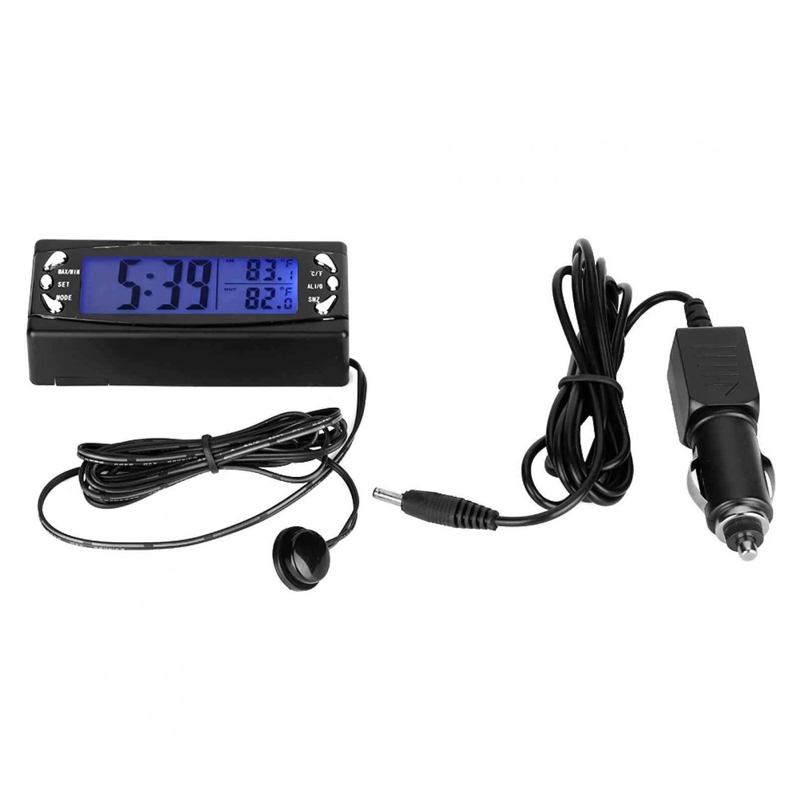 Temperature Mete, 12V Thermometer, Digital Car Thermometer, For RV Car With Large Screen Practical