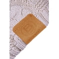 thumbnail image 3 of Basico Unisex Adult Winter Knitted Cable Beanie Loose Hat, 3 of 3