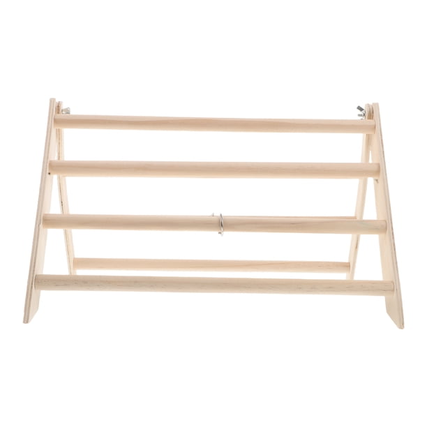 Percha de madera para pollos, juguete de madera para aves, loros, gallinas y pollitos.