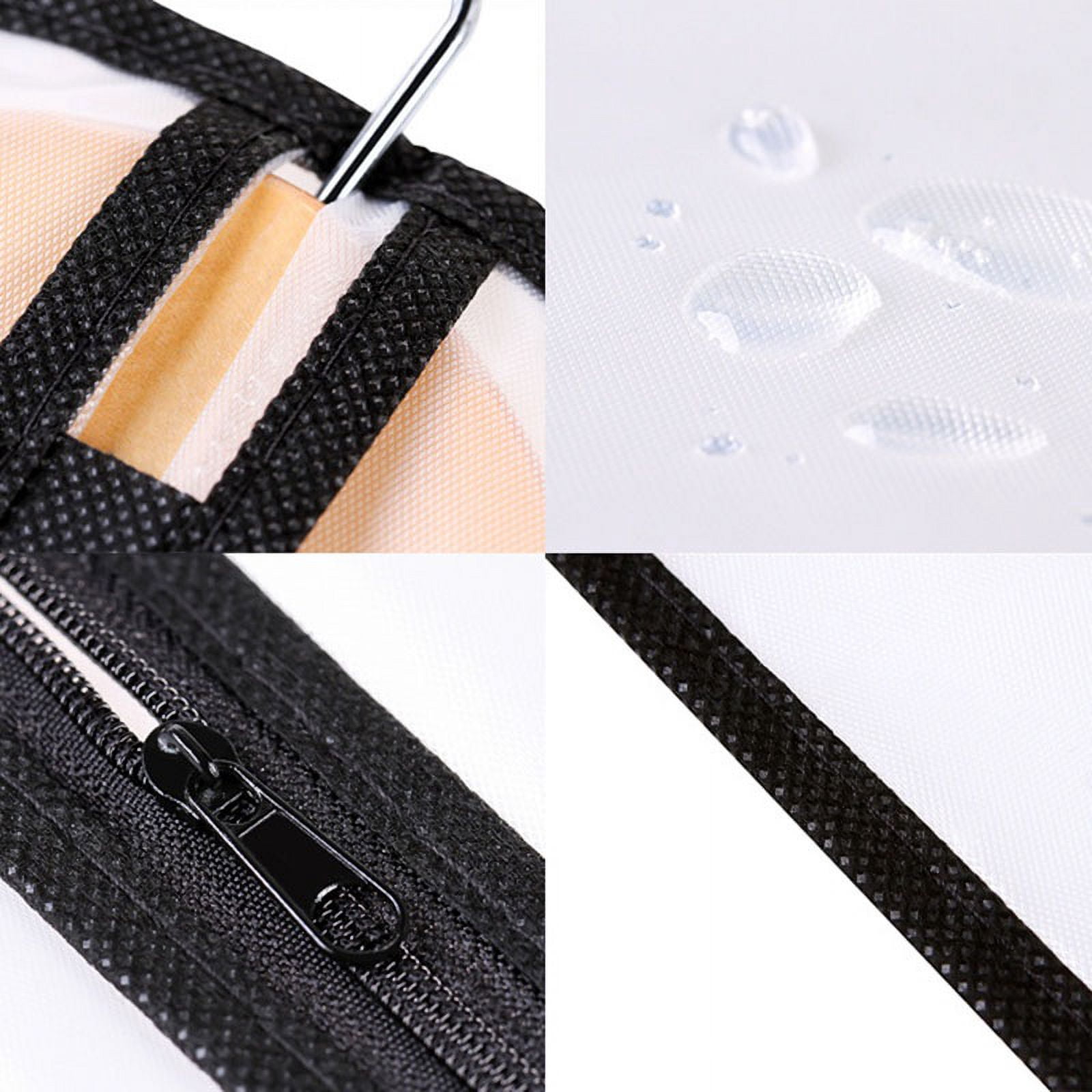 Garment Bags Dress Bag with Zipper for Long Dresses Suit, Coat Closet Clothes Storage,10PCS