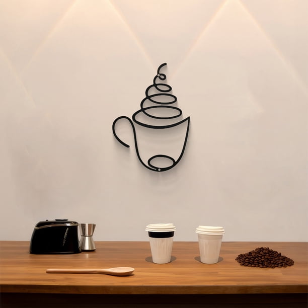 Pegatinas de Pared de Hierro Colgantes para Decoración de Paredes de Interior