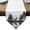 White, variant on Black Deer Forest Table Runner Linen Burlap Table Runner 36 Inches Small Wooden Silhouettes Retro Art Dresser Scarves for Kitchen Island Coffee Dining Room Party Wedding Holiday Decoration 13"x36"