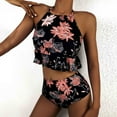 thumbnail image 6 of Lindreshi One Piece Swimsuits for Women Women Fashion Sexy Camisole Two-Piece Swimsuit Bathing Suit Bikini, 6 of 9