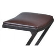 thumbnail image 3 of Armen Living Atlantis 30" Bar Height Barstool in Auburn Bay finish with Brown Pu -, 3 of 5