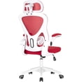 thumbnail image 1 of BestOffice Computer Office Chair High Back Ergonomic Swivel Task, Lumbar Support Adjustable Headrest Flip-up Armrests for Home Office, Red, 1 of 7