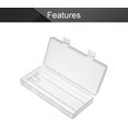thumbnail image 3 of HUGFEGWE 2 x 18650 Battery Storage Case Holder Organizer Box Transparent 2Pcs U2536-18145, 3 of 7