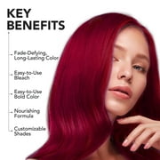Splat Semi-Permanent Hair Dye Complete Kit with Bleach, Whipped Cherry, 1 Application