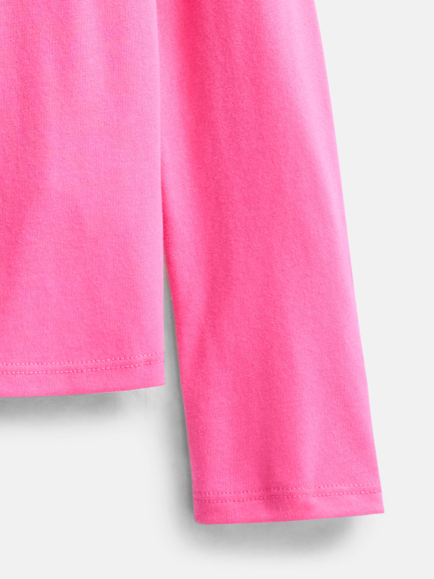Wonder Nation Girls Kid Tough Tee with Long Sleeves, Sizes 4-18 & Plus